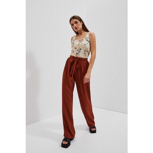 Moodo LADIES TROUSERS L-SP-4013 BROWN Cene