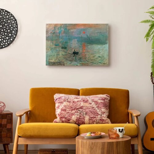  Slika - Claude Monet – Impression Sunrise 30x20 Na talijanskom platnu Cene