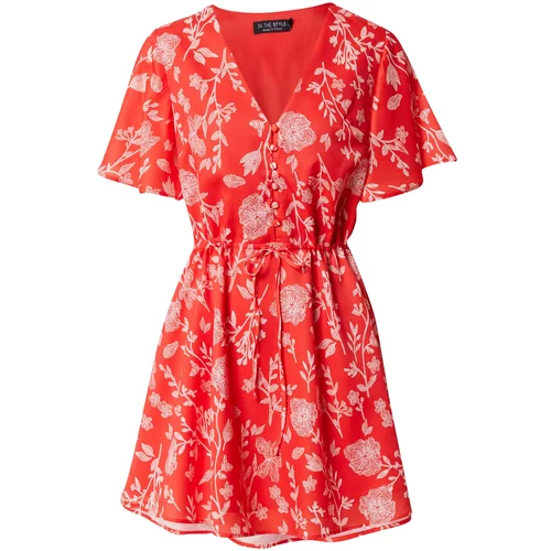 In The Style Ljetna haljina 'JOSSA' vatreno crvena / bijela