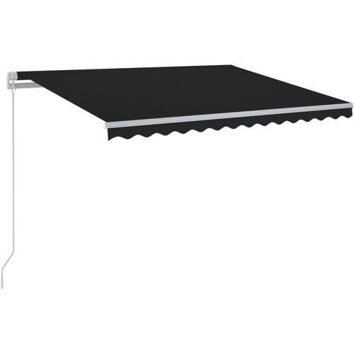 Maison Chic Ročno zložljiva tenda - Senčniki z LED lučmi 300x250 cm antracitna, (22042380) Cene