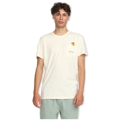 Rvlt Revolution Application T-Shirt 1391 P22 - Offwhite Bež Cijene