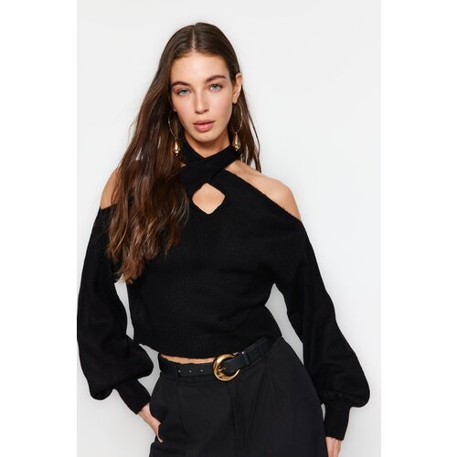 Trendyol Sweater - Black - Regular fit Slike