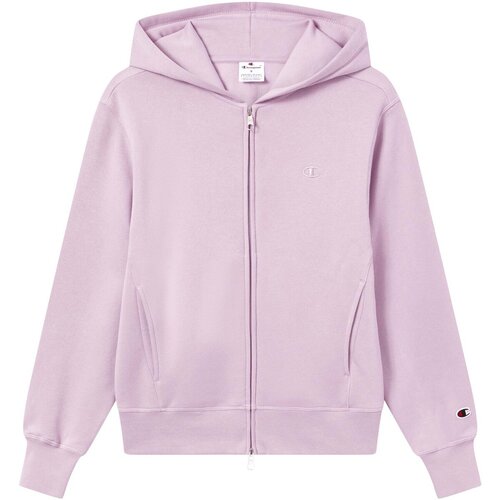 Champion Puloverji Full Zip Hoodie Sweatshirt Rožnata Slike