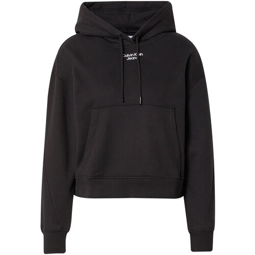Calvin Klein Jeans SWEATSHIRT WITHOUT ZIP WOMAN BLACK Cene