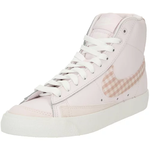 Nike Sportswear Visoke tenisice 'BLAZER MID 86' svijetlosmeđa / roza / prljavo bijela