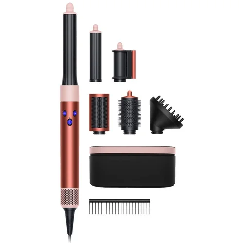 Dyson Uvijač za kosu, 1300 W, kovrče, valovi, ravnanje, sušenje - Airwrap Long Strawberry Bronze HS05