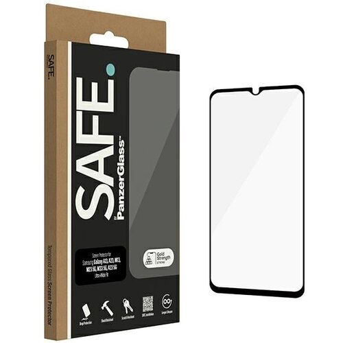 PanzerGlass SZKŁO HARTOWANE SAFE BY NA SAMSUNG GALAXY A13 / A23 / M13 / M23 5G / A23 5G - Z CZARNĄ RAMKĄ, (21911565) Slike