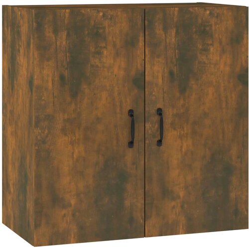 Maison Chic Stenska omarica - Zidna omarica dimljeni hrast 60x31x60 cm konstruiran les iu725, (22062730) Slike