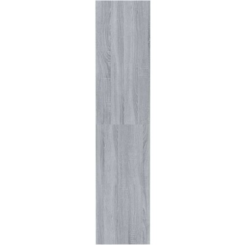VidaXL knjižna omara/pregrada siva sonoma 80x30x135 cm Slike