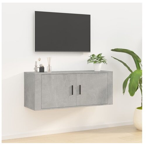  Zidni TV ormarić siva boja betona 100x34 5x40 cm Cijene