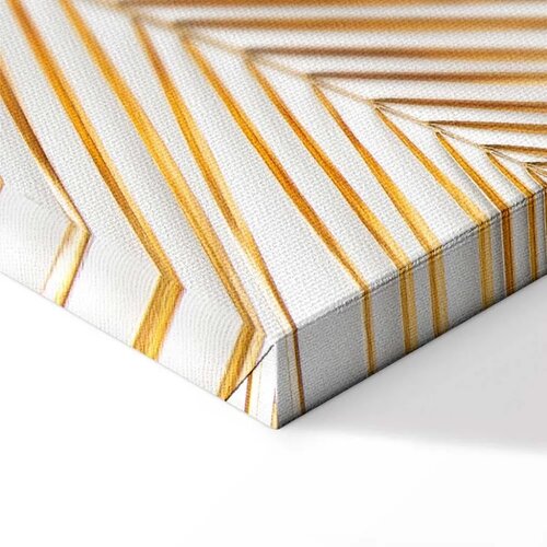  Slika - Golden Palm Leaves (1 Part) Vertical 40x60 Slike
