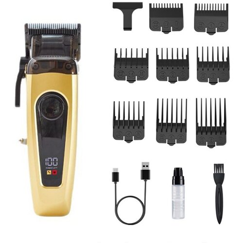 INF Profesionalni strižnik las z brezkrtačnim motorjem za natančno striženje Gold, (5000072139) Slike