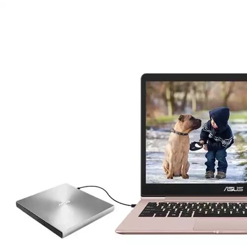 Asus ZenDrive U7M SDRW-08U7M-U DVD&amp;plusmn;RW USB eksterni rezač srebrni Slike