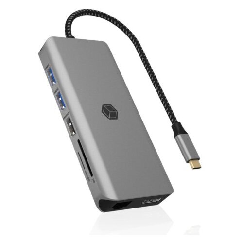 Icybox IB-DK4061-CPD 12v1 USB-C priklopna postaja za prenosnike s Power Delivery do 100W Cene