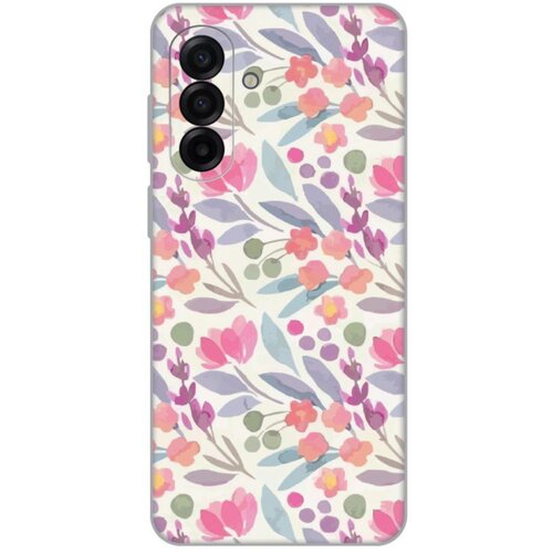  Maska za Samsung A175F Galaxy A17 Watercolor Flowers Silikonska Print Slike