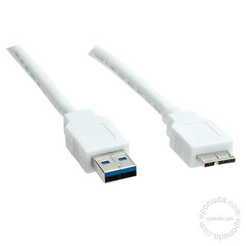 Rotronic Secomp USB3.0 A-MicroA M/M beige 0.8m kabal Slike