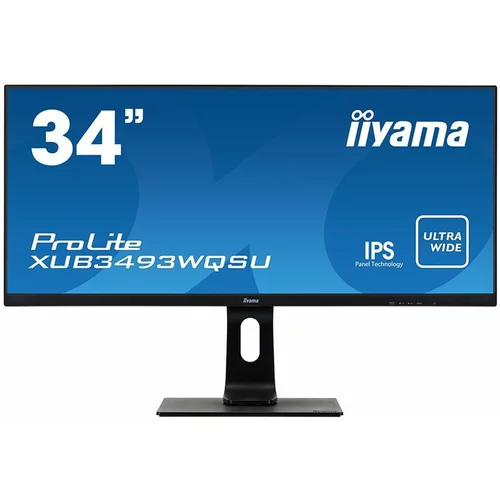 Iiyama XUB3493WQSU-B1 86,7cm (34") ultra wide qhd 21:9 ips zvočniki led lcd monitor