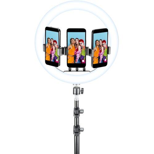Cellular Line Stojalo z lučko Selfie Ring TRIO, (5000177558) Cene