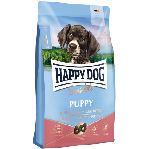 Happy Dog Supreme Sensible Puppy piletina, losos i krumpir - 2 x 10 kg Slike