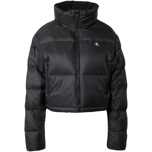 Calvin Klein Jeans Prijelazna jakna crna / bijela Cene