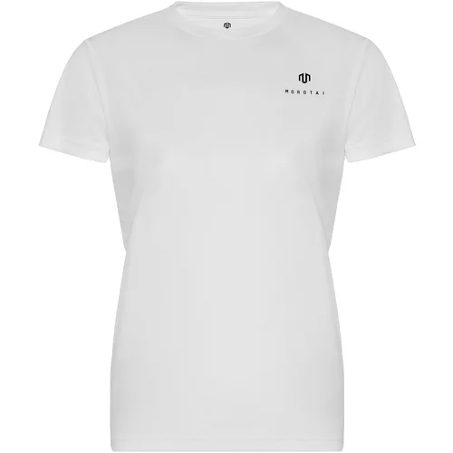 MOROTAI Tehnička sportska majica 'Naka' crna / bijela
