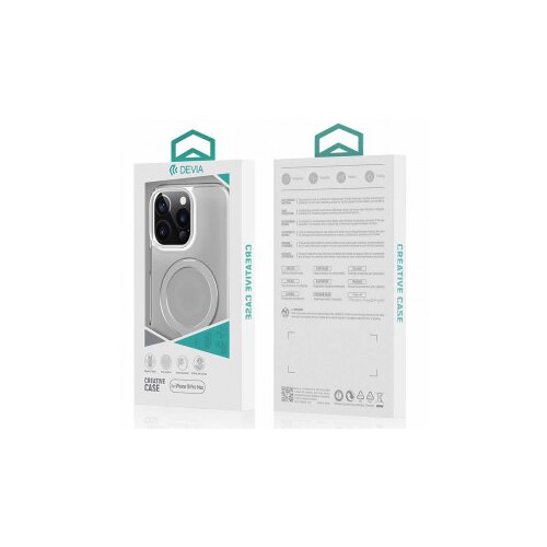 DEVIA futrola hard case clean series magnetic shockproof with bracket za samsung S25 transparent Cene