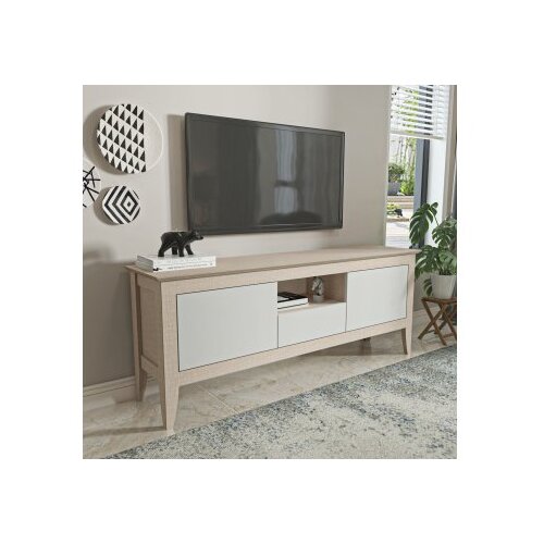 Hanah home tv polica verde modern beige white Cene