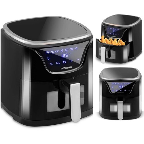 Berdsen BD-652 friteza na vrući zrak 5 L, 1500 W &ndash; crno-srebrna Cijene