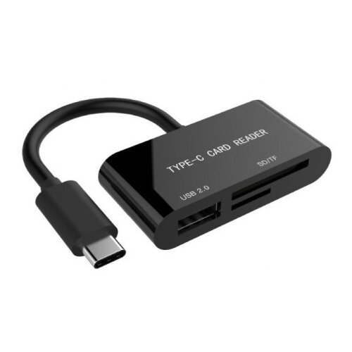 Gembird uhb-cr3-02 usb type-c sdxc citac kartica ( CARD02 ) Slike