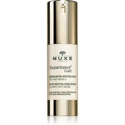 Nuxe Nuxuriance Gold revitalizirajući serum za lice s hranjivim učinkom 30 ml