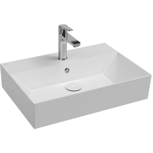 Isvea Bijeli keramički umivaonik 60x42 cm Sistema &amp;ndash; Slike