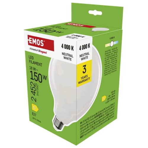 Emos LED sijalica Filament Globe G125 18W(150W) 2452lm E27 NWZF2D83 Cene