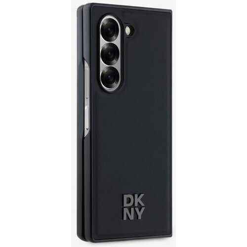 Dkny PU Leather Stack Logo MagSafe Samsung Galaxy Z Fold 6 Black Ovitek za telefon Vijolična Slike
