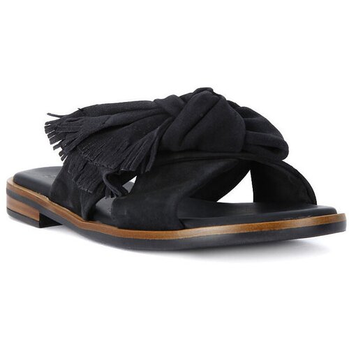 Frau Sandali &amp;amp; Odprti čevlji CAMOSCIO NERO Črna Slike