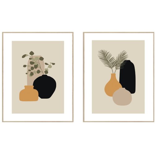 Knor Slike u setu 2 kom 30x40 cm Plants Graphic &amp;ndash; Slike
