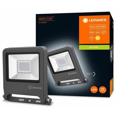  Led reflektor vanjski 30W crni IP65 3000K Cijene