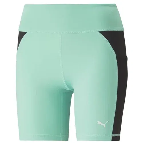 Puma FIT 5 TIGHT SHORT Ženske sportske kratke hlače, svijetlo zelena, veličina
