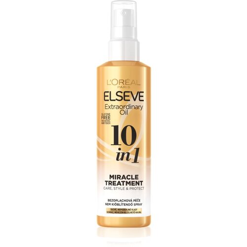 L&amp;acute;Or&amp;eacute;al Paris Elseve Extraordinary Oil 10in1 Miracle Treatment ulje za kosu za nposlu&amp;scaron;nu kosu za suhu kosu 150 ml za žene Slike
