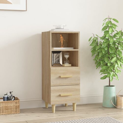  Komoda boja hrasta sonome 34,5x34x90 cm od konstruiranog drva Cijene