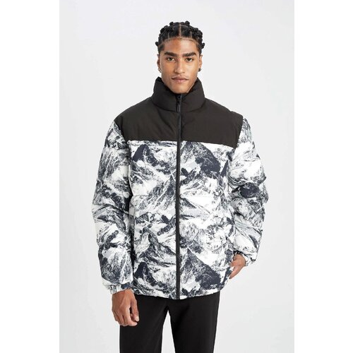 Defacto Fit Water Repellent Oversize Fit Wide Mould Zippered Waterproof Jacket Slike