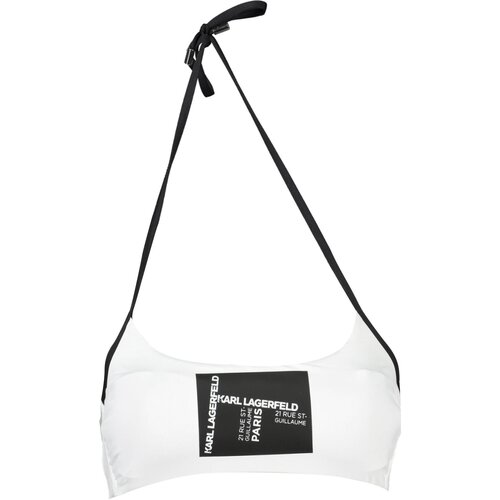 KARL LAGERFELD BEACHWEAR SWIMSUIT TOP WOMEN WHITE Cene