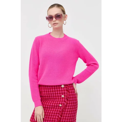 Pinko Vuneni pulover za žene, boja: ružičasta