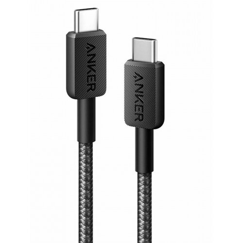 Anker USB-C na USB-C pleten kabel, 0,9 m, črn (A81F5G11) Cene