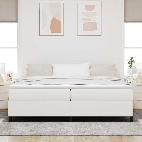  Krevet s opruga kutije Krem 200 x 200 cm Kordura tekstil Cijene