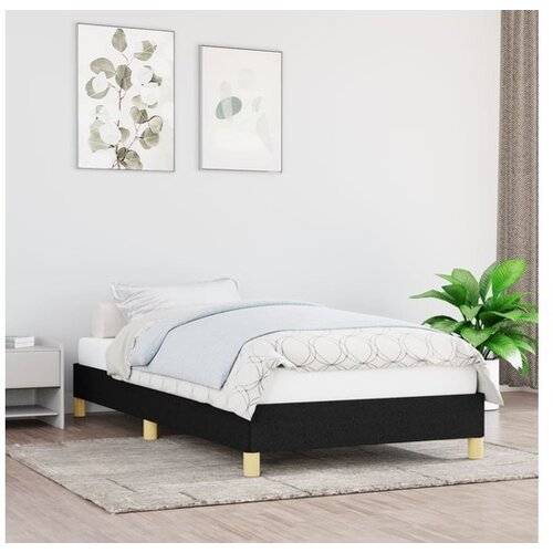  Za krevet crni 90x200 cm od tkanine Cene