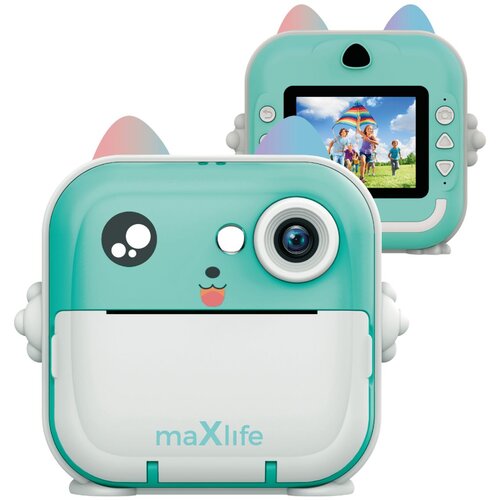 Maxlife fotoaparat s tiskalnikom MXPC-100, moder Cene