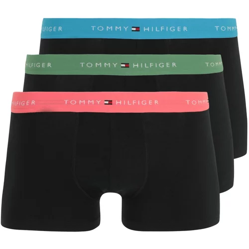 Tommy Hilfiger Underwear Bokserice mornarsko plava / nebesko plava / zelena / roza