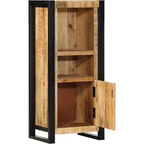 Maison Chic Kopalniška omarica - Kopalniški kabinet 40x30x90 cm Masivni les Grobo mango, (21794976) Cene