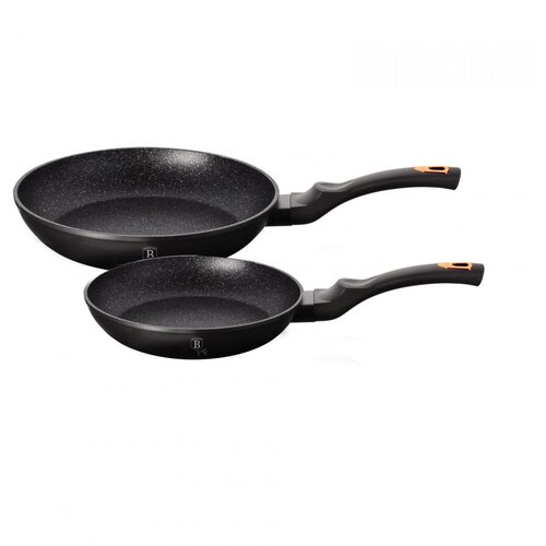 Shumee set 2 granitnih ponev 22/26CM berlinger haus črna roza BH-1644-NF, (21237696) Cene
