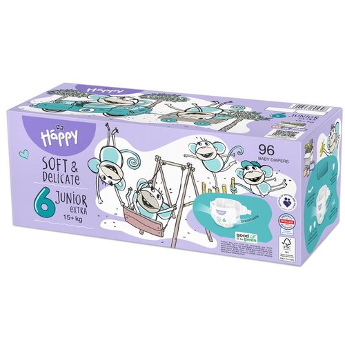 Bella Baby Happy pelene Junior Extra veličina 6, 96 komada Cijene